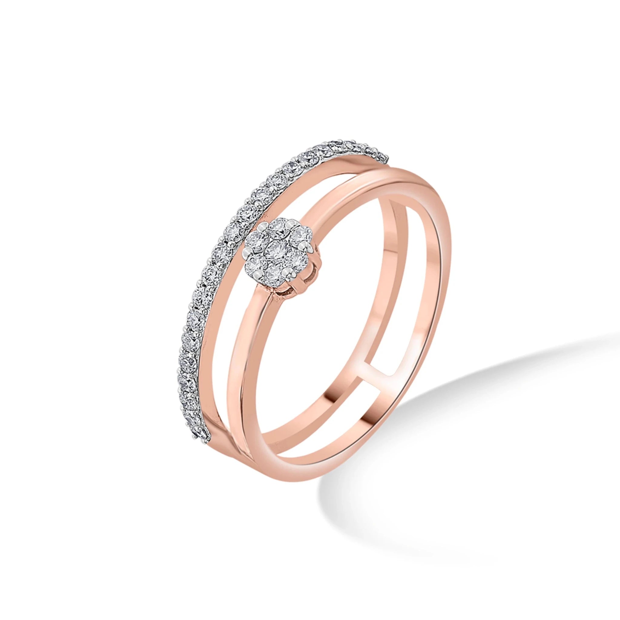 Sassy Glamorous Twinkle Ring - Zen Diamond India