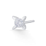 Solitaire Floral Spark Studs - Zen Diamond India