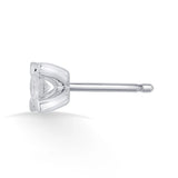 Solitaire Floral Spark Studs - Zen Diamond India