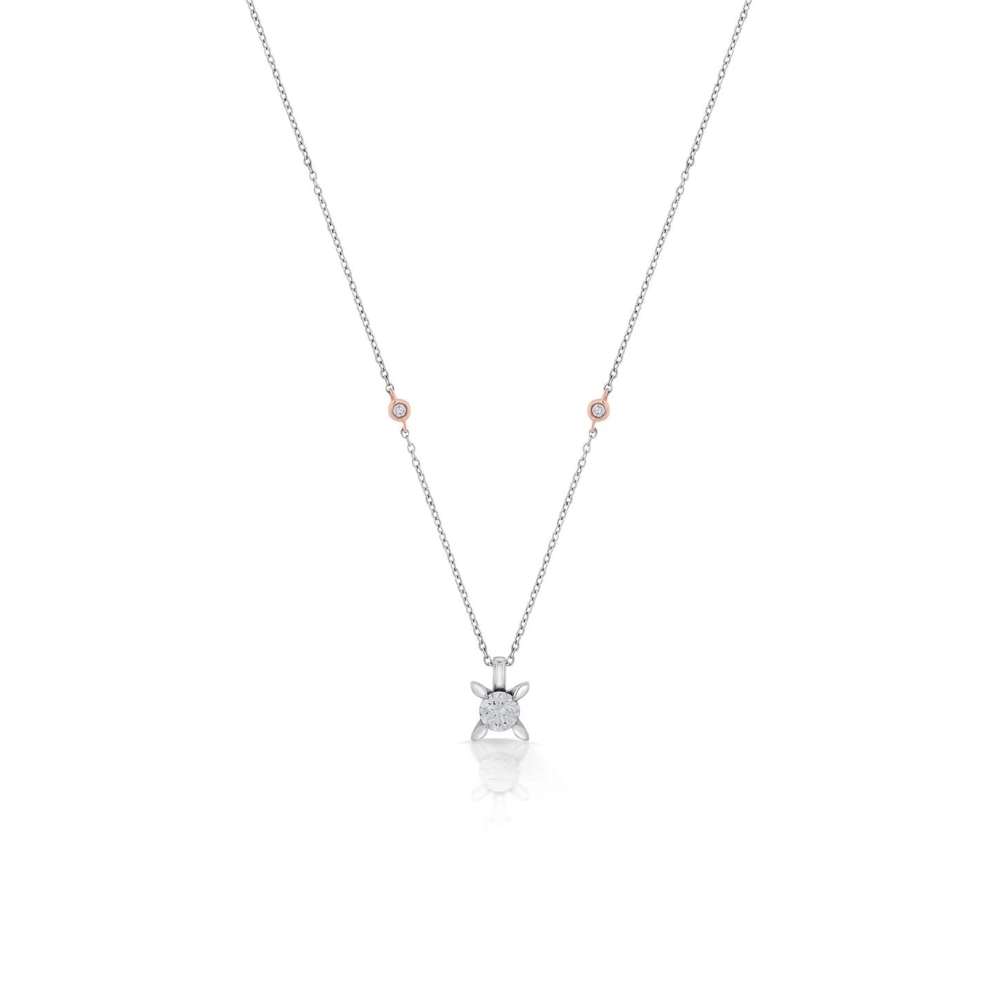 Solitaire Luna Spark Pendant - Zen Diamond India