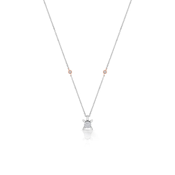 Solitaire Luna Spark Pendant - Zen Diamond India
