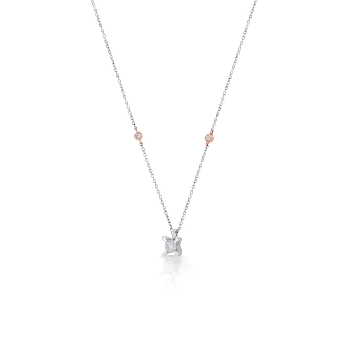 Solitaire Luna Spark Pendant - Zen Diamond India