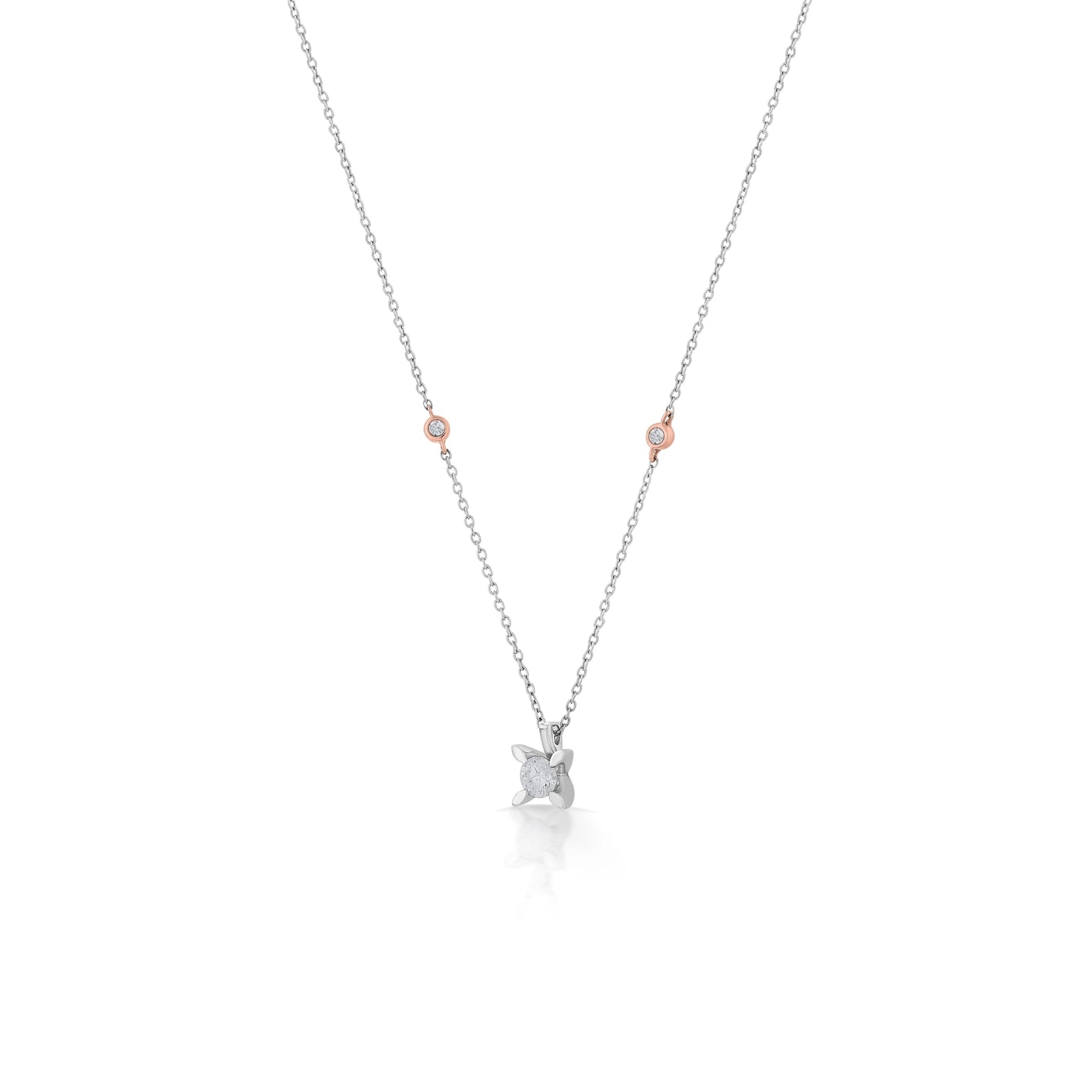 Solitaire Luna Spark Pendant - Zen Diamond India