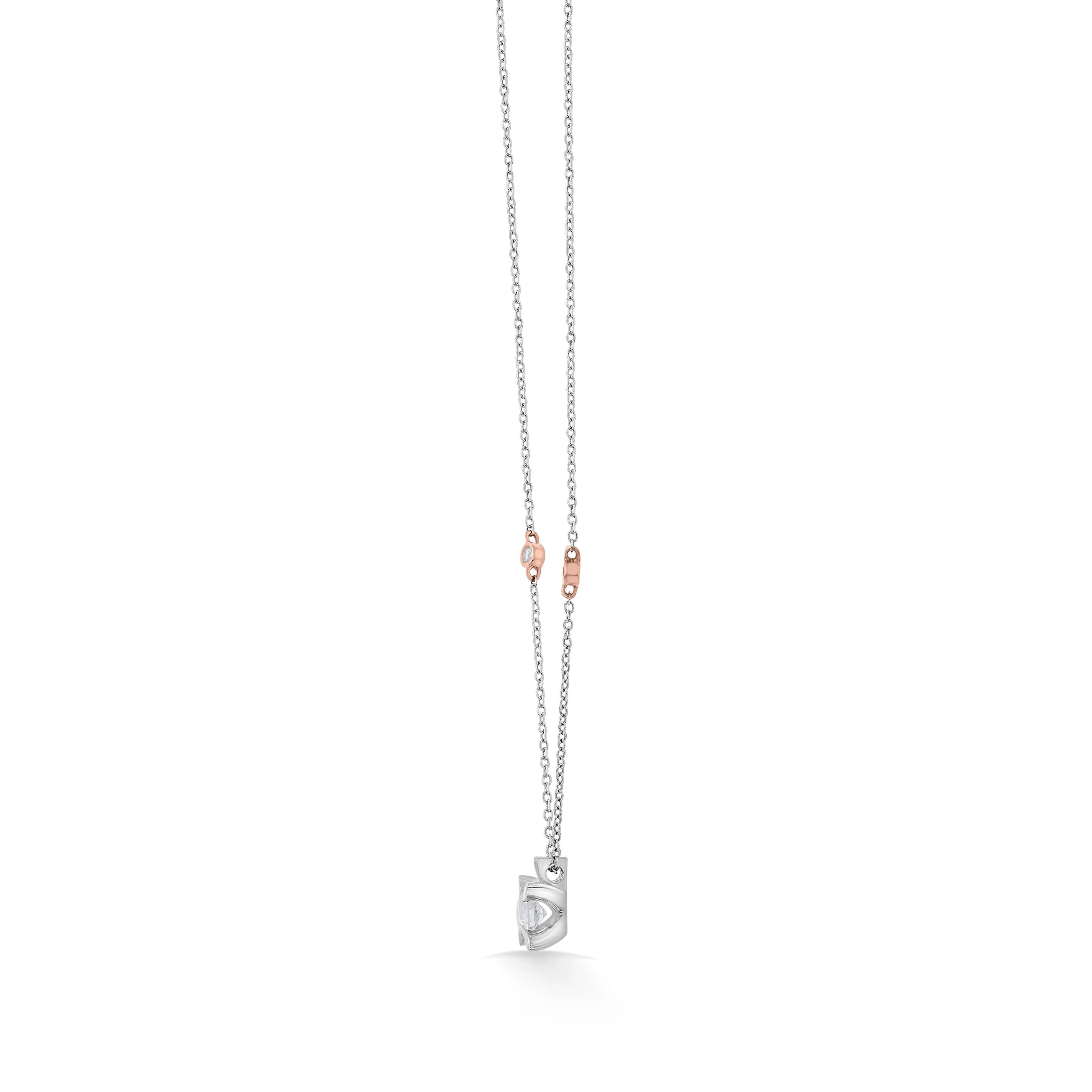 Solitaire Luna Spark Pendant - Zen Diamond India