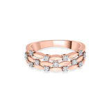 Sassy Diamond Honeycomb Ring - Zen Diamond India