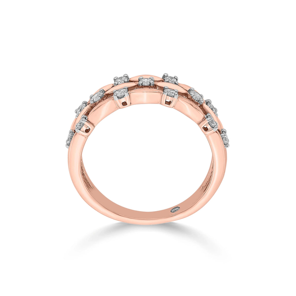 Sassy Diamond Honeycomb Ring - Zen Diamond India