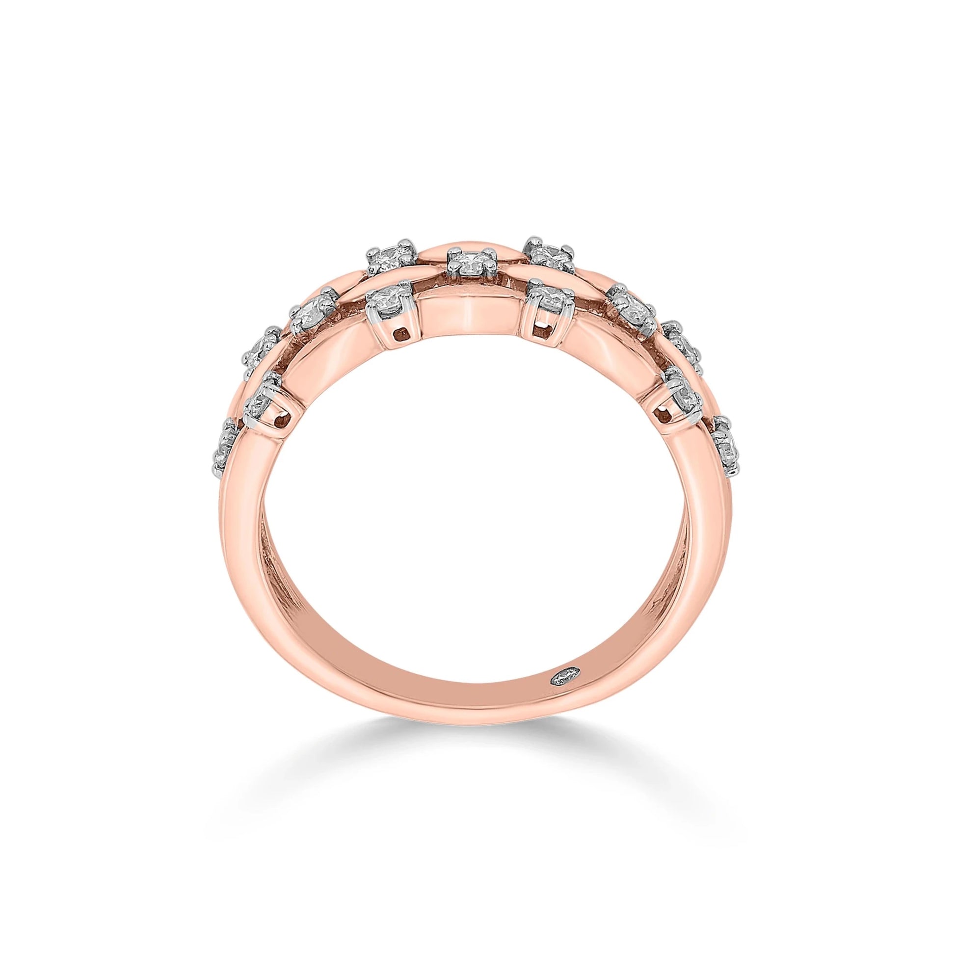 Sassy Diamond Honeycomb Ring - Zen Diamond India