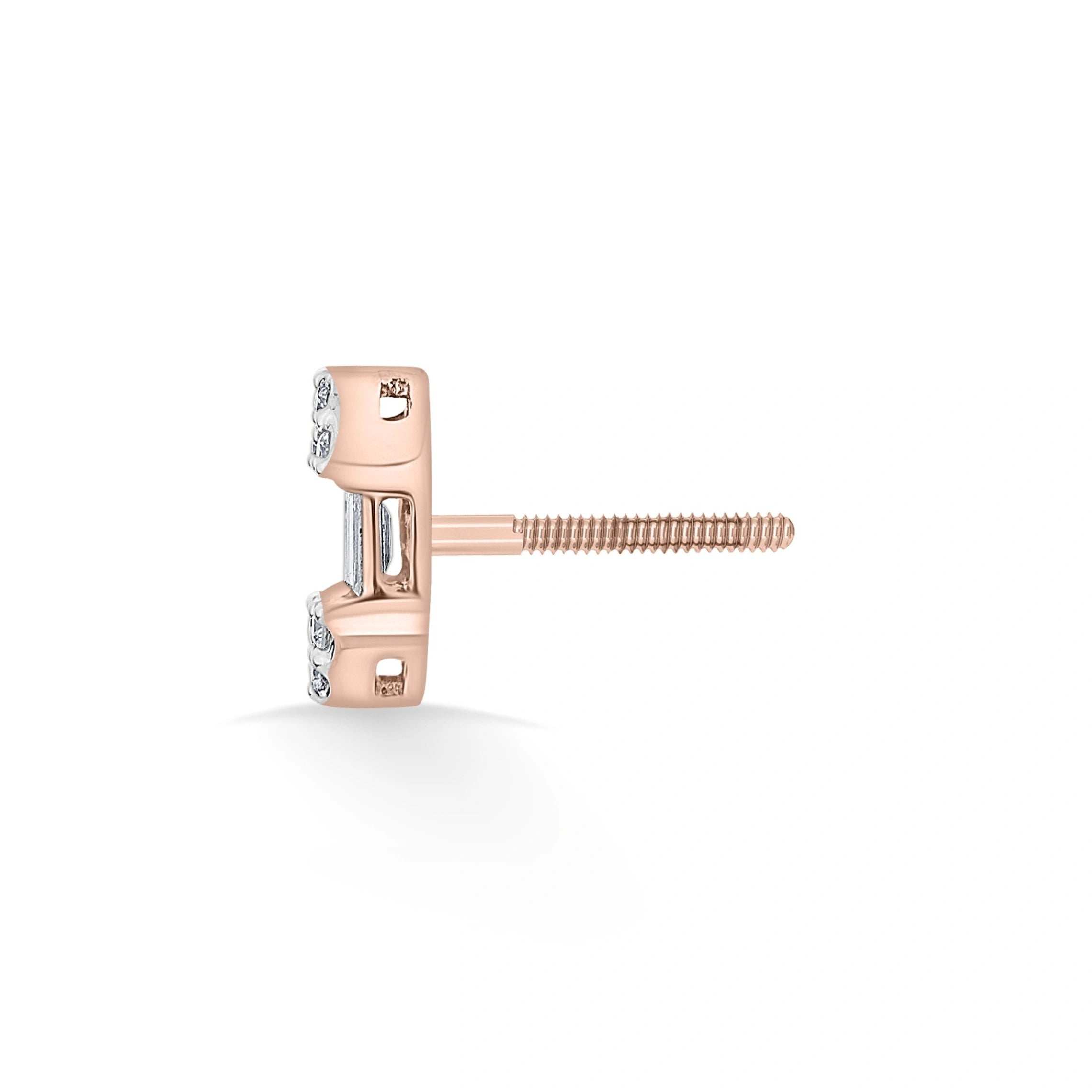 Deck Up Art Deco Radiance Studs - Zen Diamond India