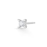 Solitaire SparklePetal Radiance Studs - Zen Diamond India