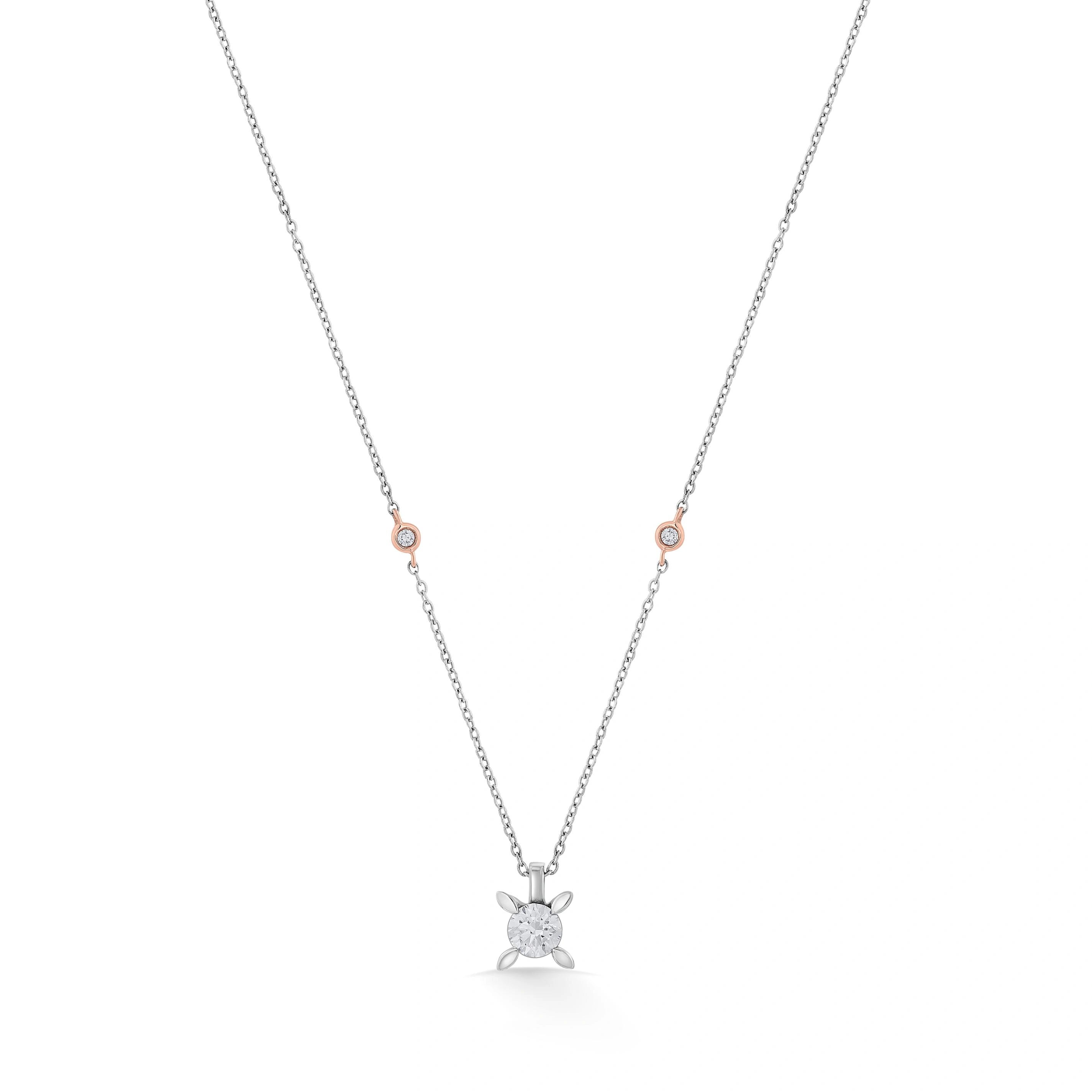 Solitaire Starlight Promise Pendant - Zen Diamond India