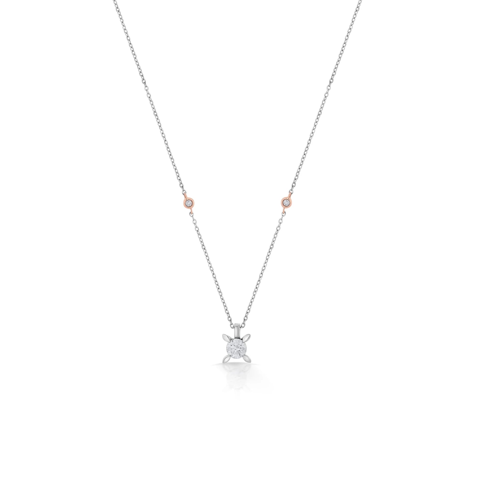 Solitaire Starlight Promise Pendant - Zen Diamond India