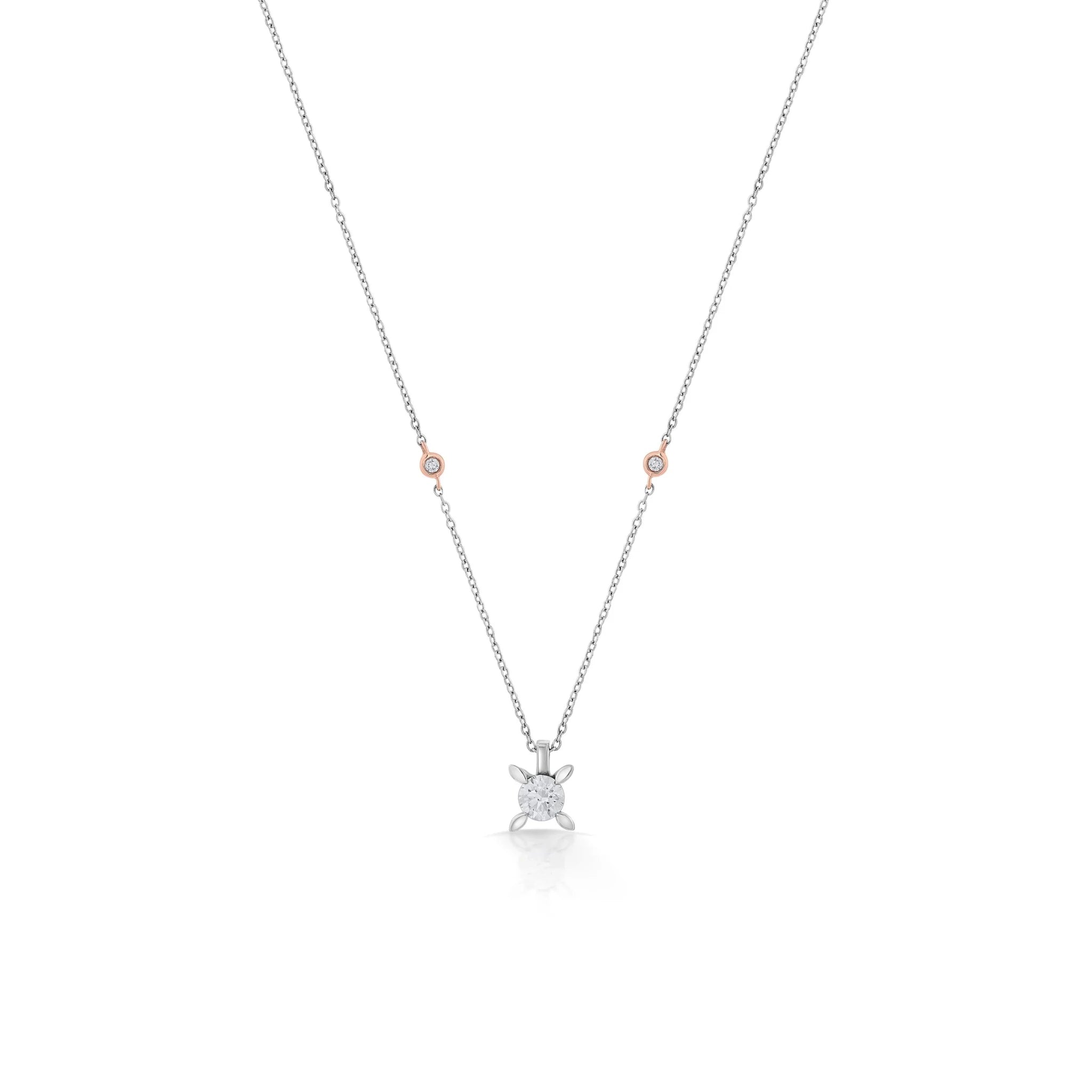 Solitaire Starlight Promise Pendant - Zen Diamond India