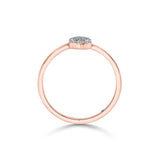 Boujee Celestial Oval Bloom Ring - Zen Diamond India