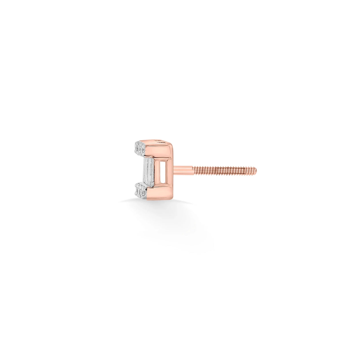 Deck Up Stacked Fire Studs - Zen Diamond India