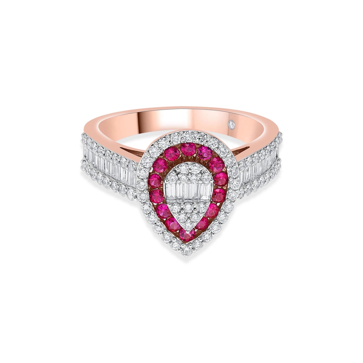 Toren Radiant Ruby Whisper Ring - Zen Diamond India