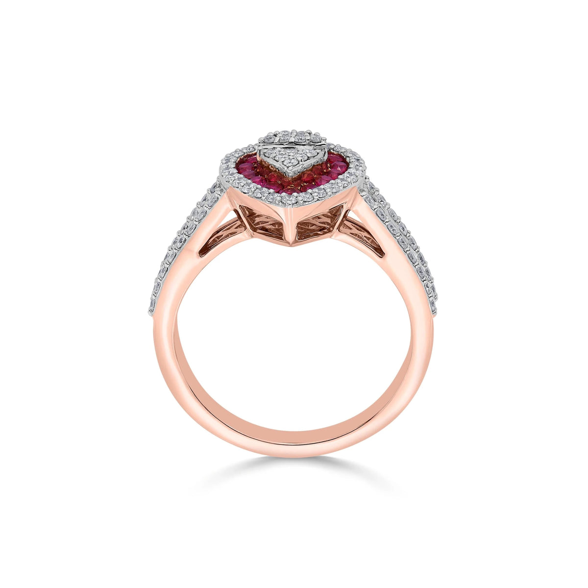 Toren Radiant Ruby Whisper Ring - Zen Diamond India