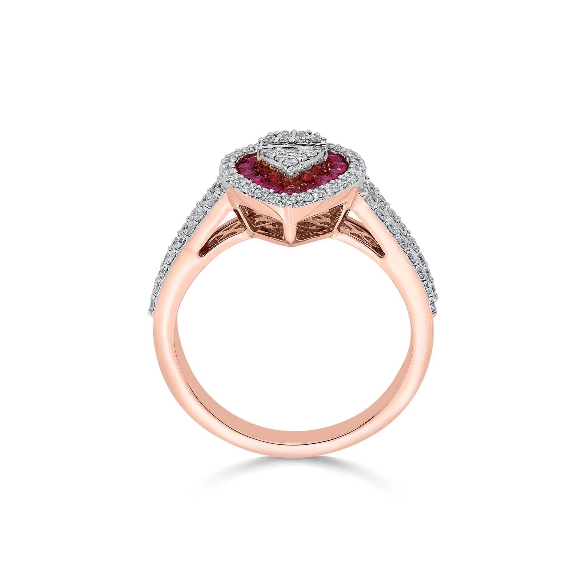 Toren Radiant Ruby Whisper Ring - Zen Diamond India