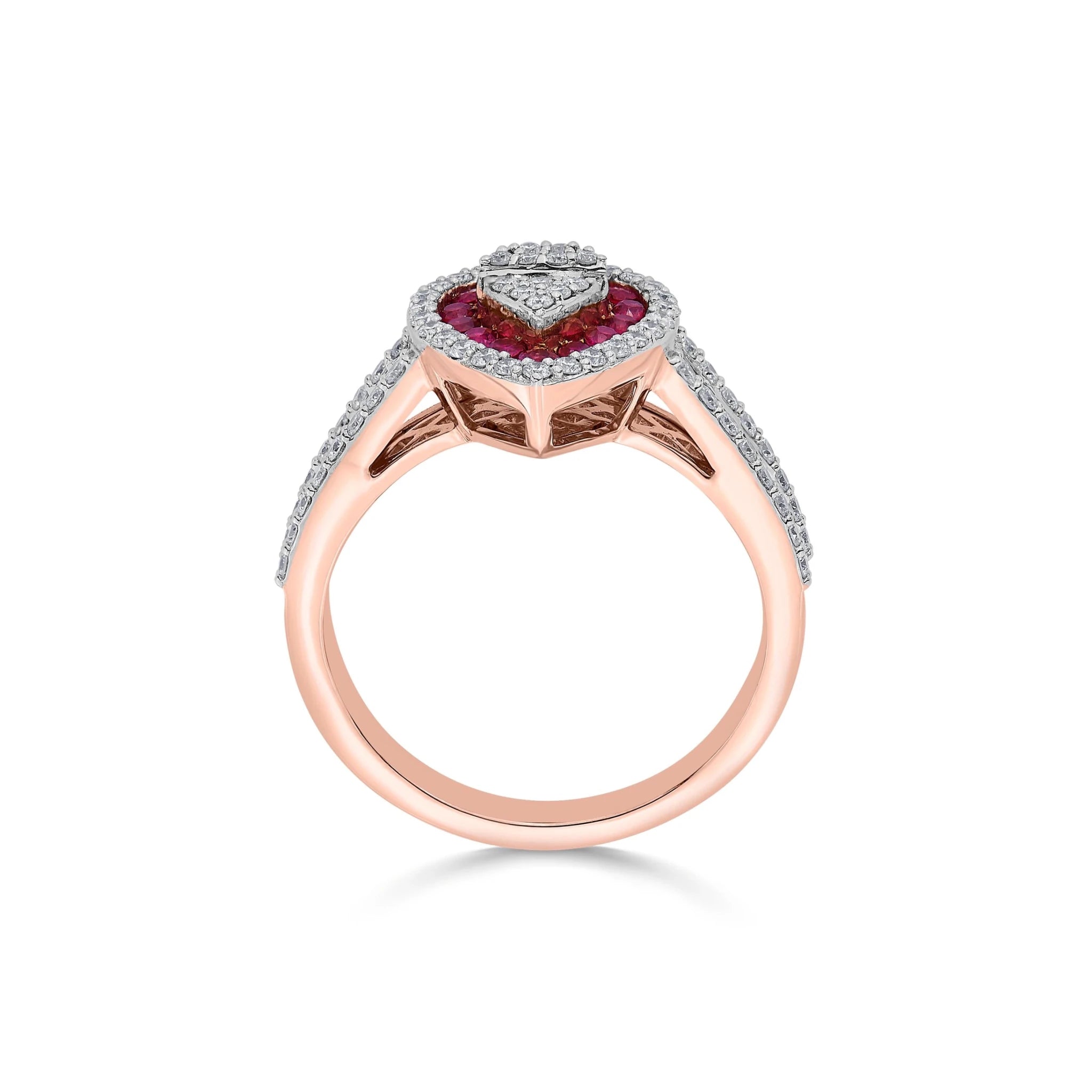 Toren Radiant Ruby Whisper Ring - Zen Diamond India