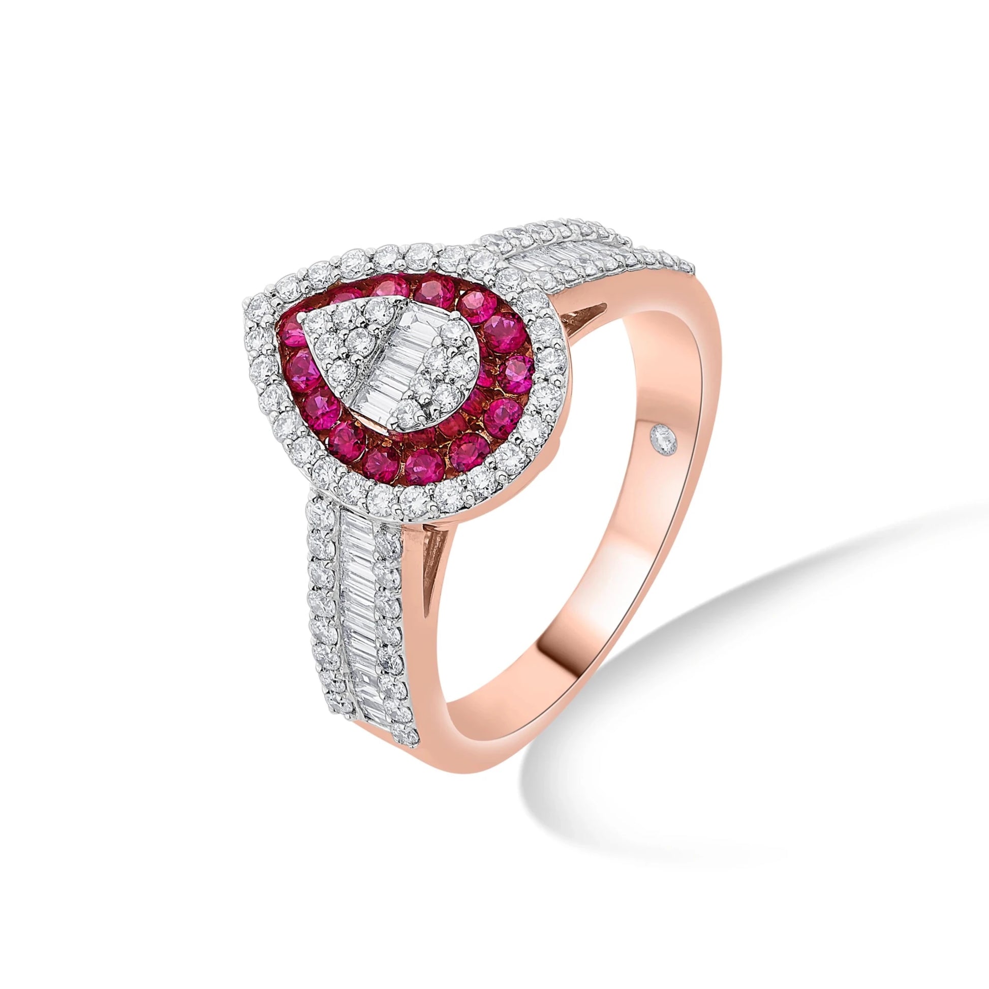 Toren Radiant Ruby Whisper Ring - Zen Diamond India