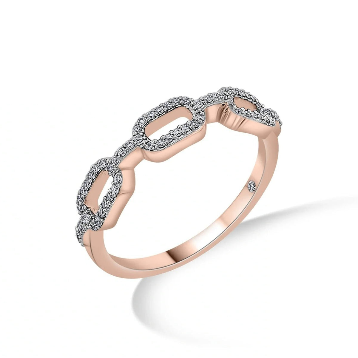 Cuban Drip Ice Link Ring