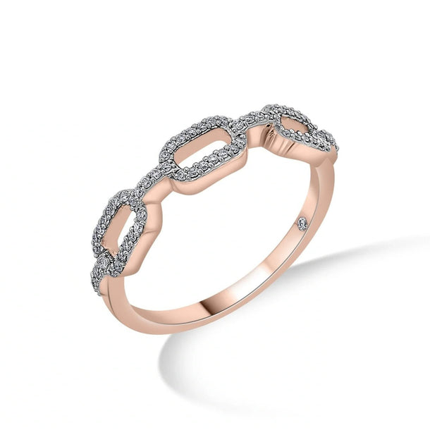 Cuban Drip Ice Link Ring