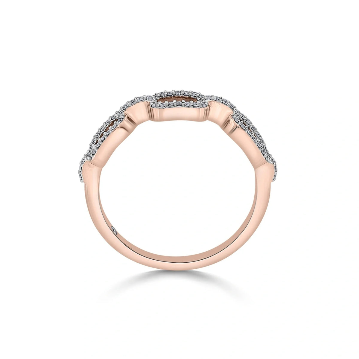 Cuban Drip Ice Link Ring