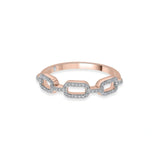 Cuban Drip Ice Link Ring