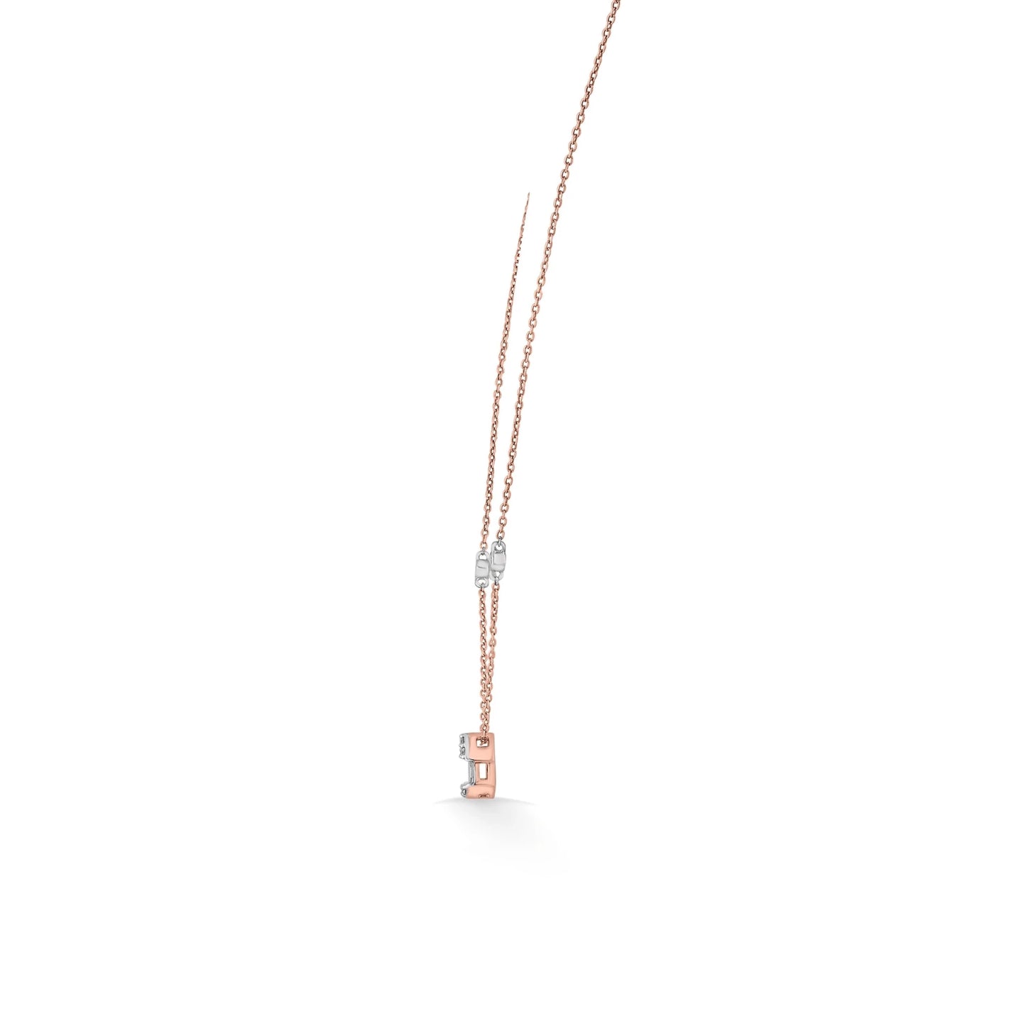Deck Up Baguette Glow Luxe Necklace - Zen Diamond India