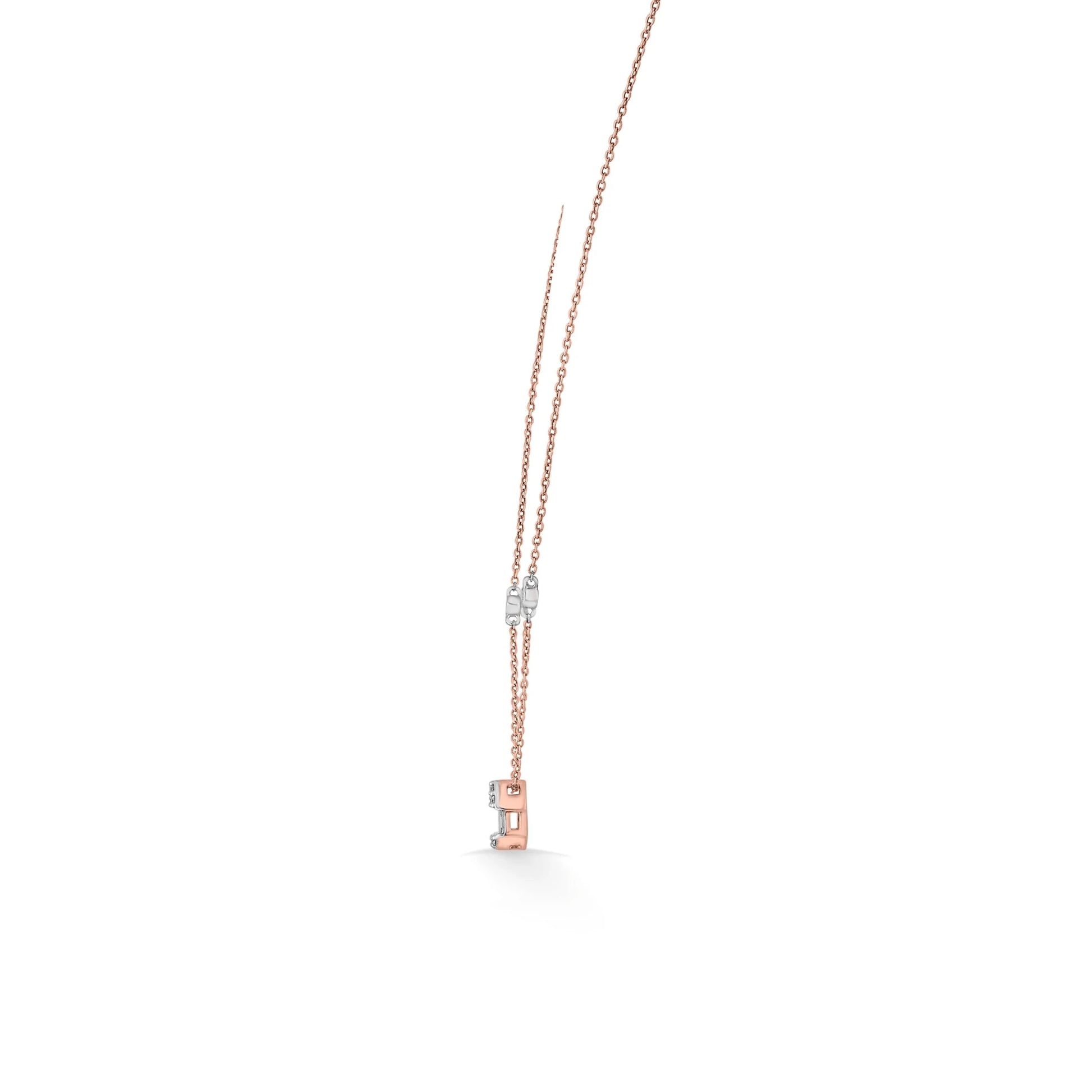 Deck Up Baguette Glow Luxe Necklace - Zen Diamond India