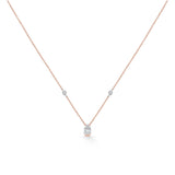 Deck Up Baguette Glow Luxe Necklace - Zen Diamond India
