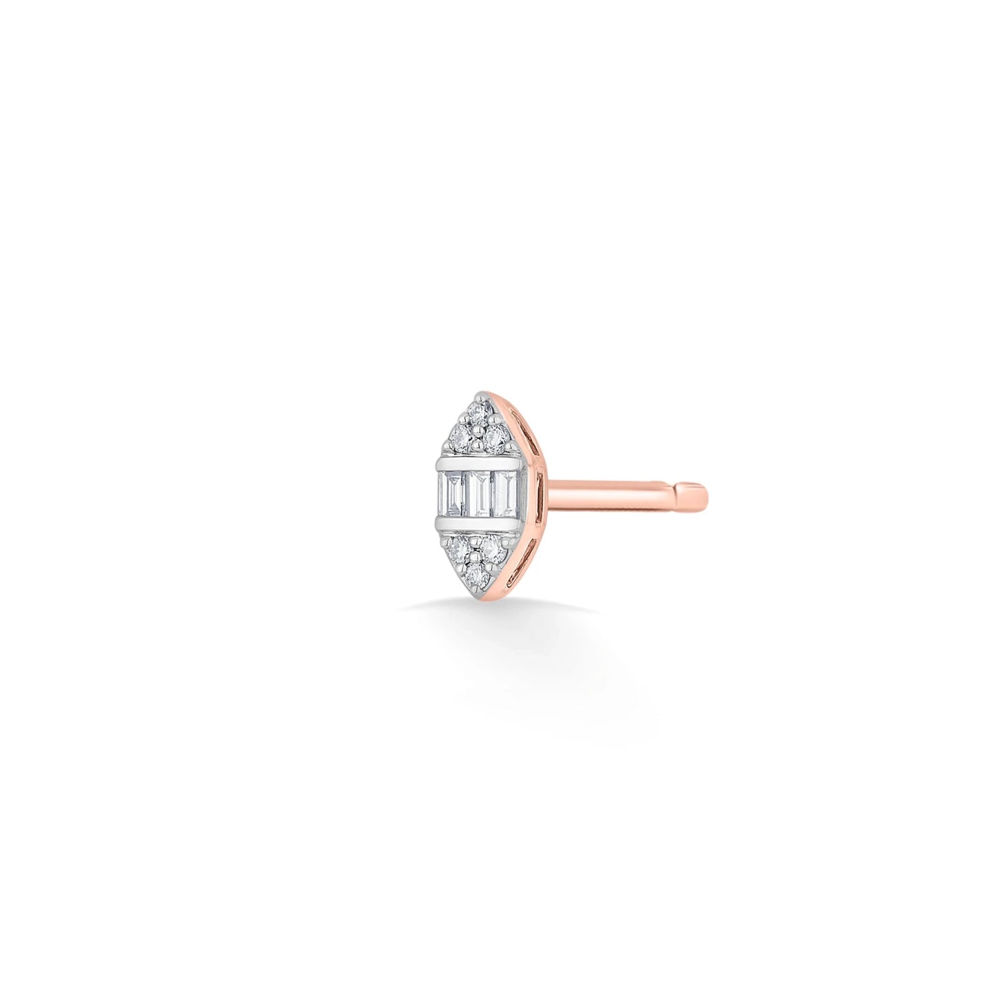 Deck Up Marquise Meridian Studs - Zen Diamond India