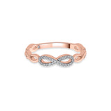 Sassy Infinity Love Knot Ring - Zen Diamond India