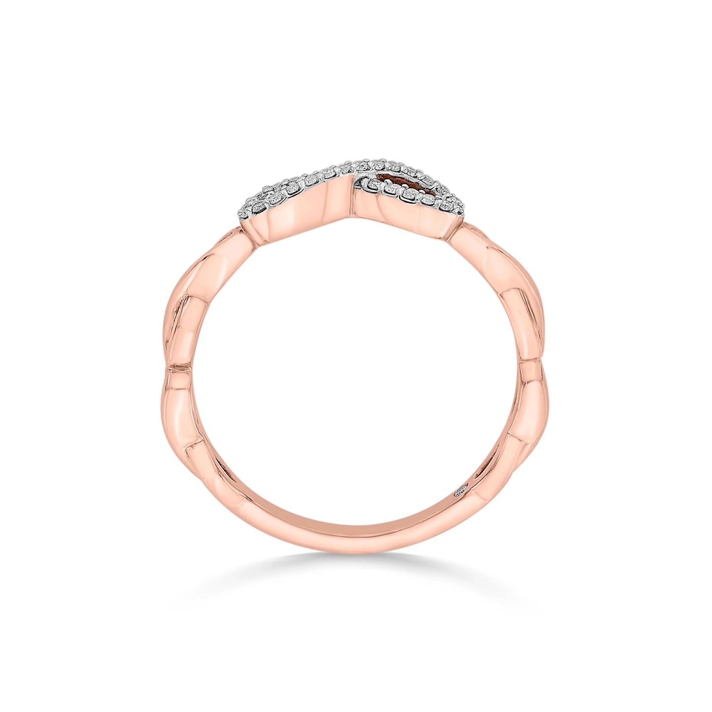 Sassy Infinity Love Knot Ring - Zen Diamond India