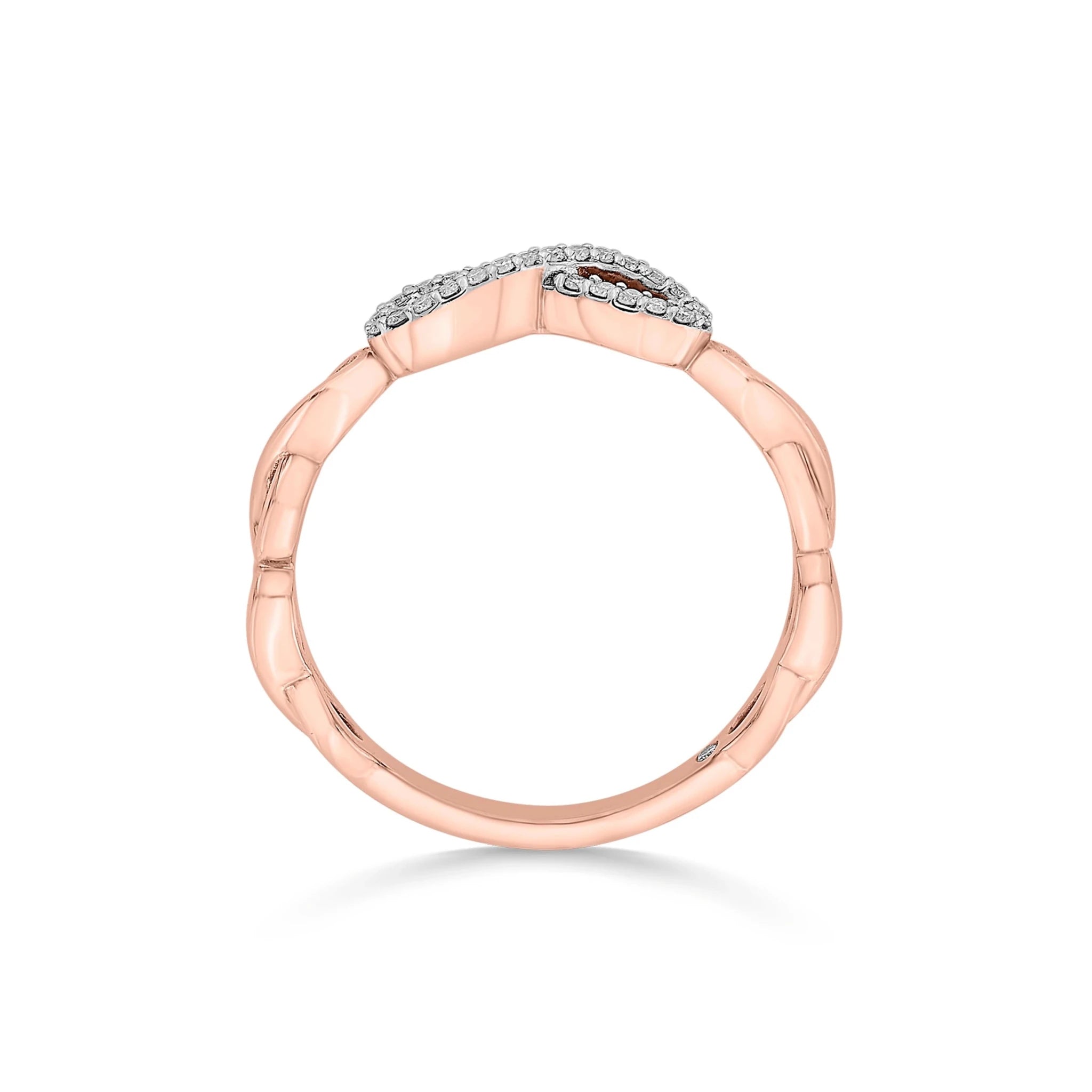 Sassy Infinity Love Knot Ring - Zen Diamond India