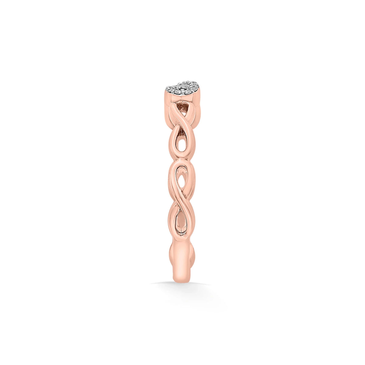 Sassy Infinity Love Knot Ring - Zen Diamond India