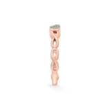 Sassy Infinity Love Knot Ring - Zen Diamond India