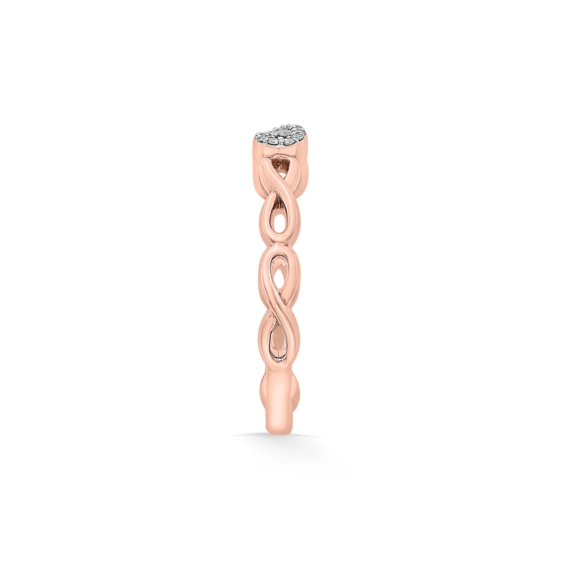 Sassy Infinity Love Knot Ring - Zen Diamond India
