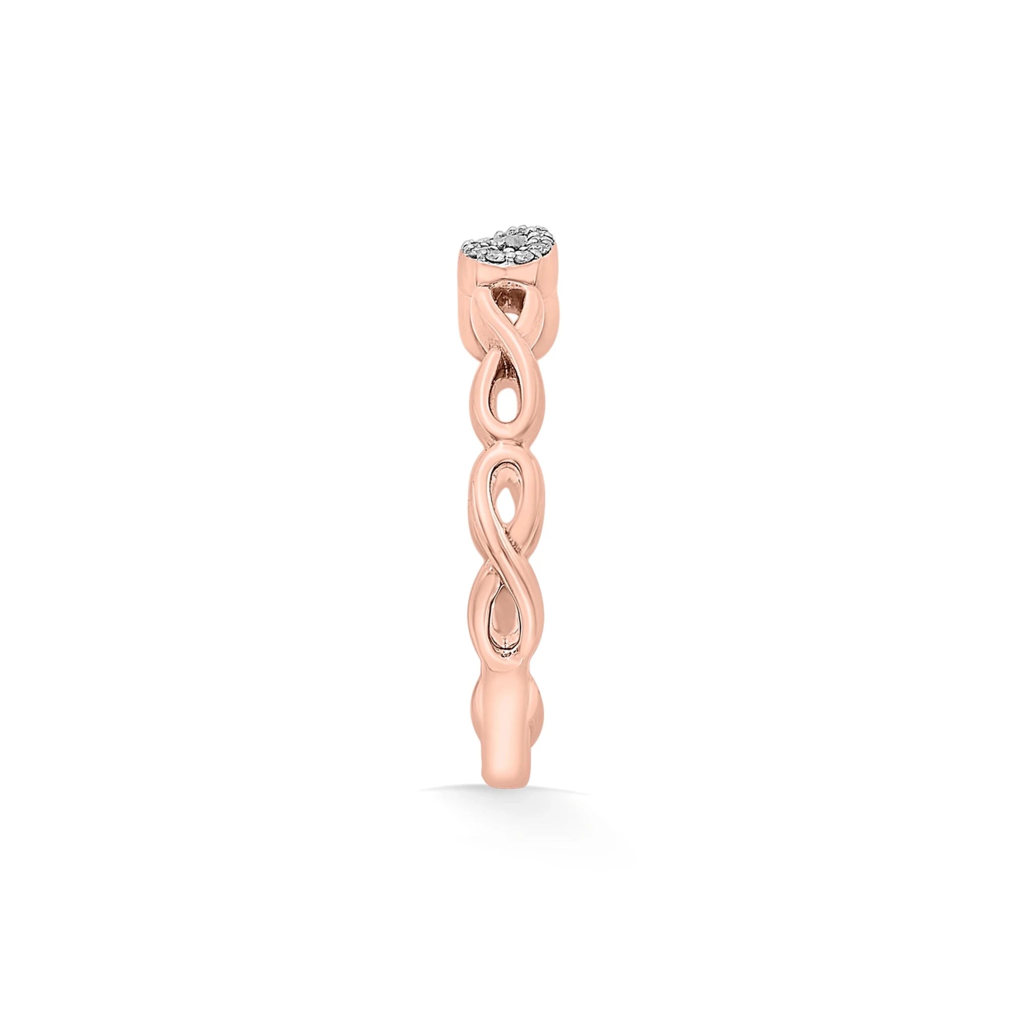 Sassy Infinity Love Knot Ring - Zen Diamond India