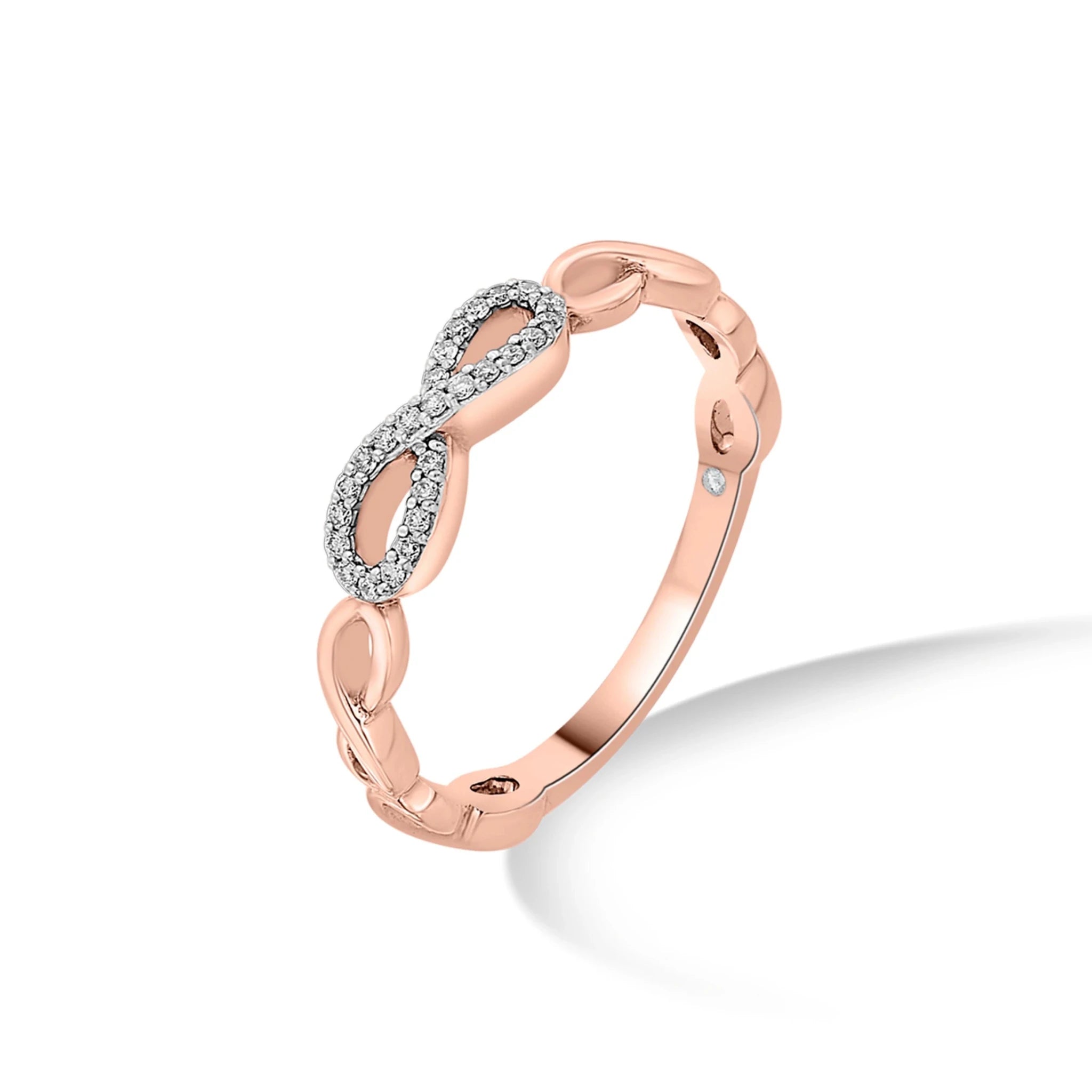Sassy Infinity Love Knot Ring - Zen Diamond India