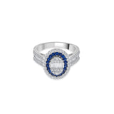Toren Blue Orbit Radiance Ring