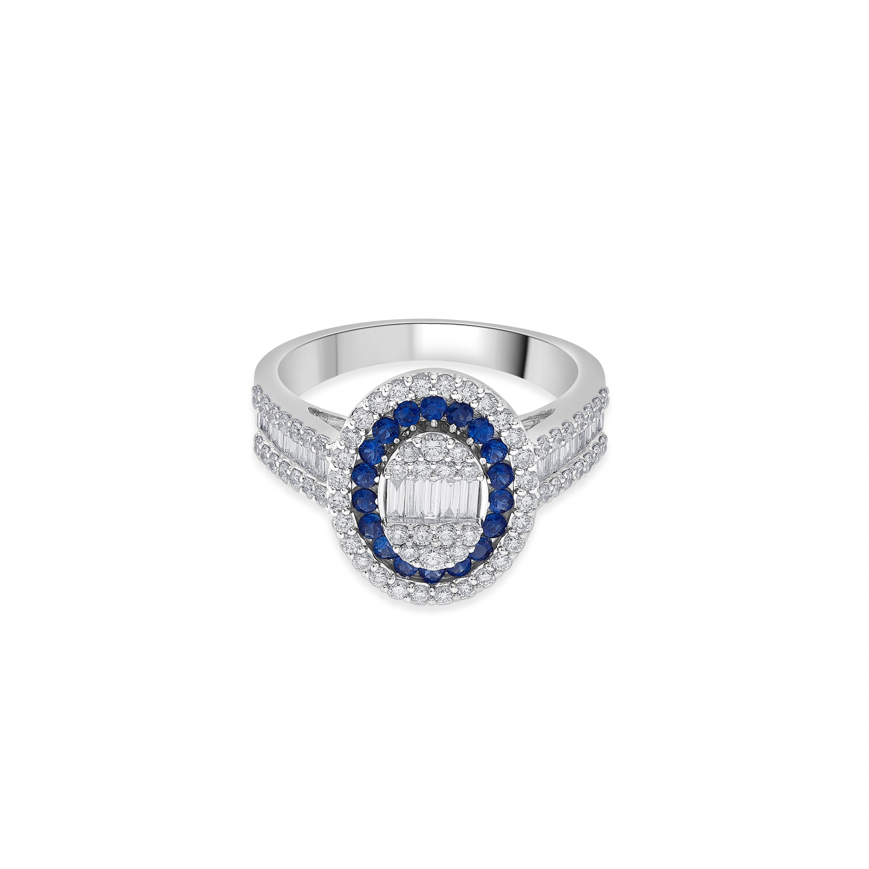 Toren Blue Orbit Radiance Ring