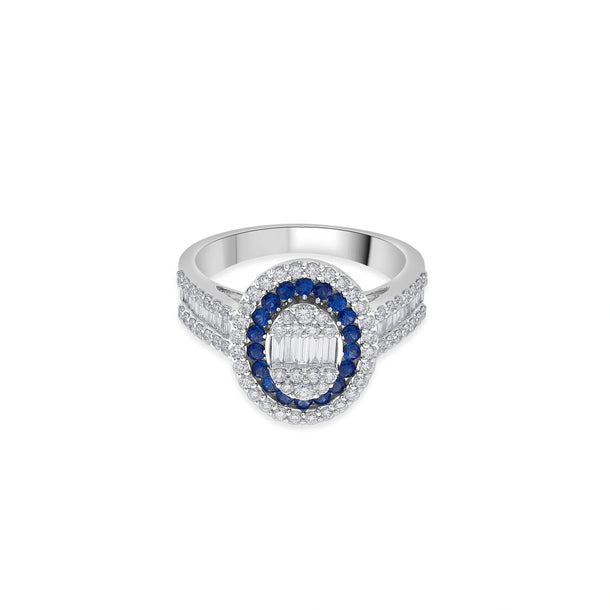 Toren Blue Orbit Radiance Ring