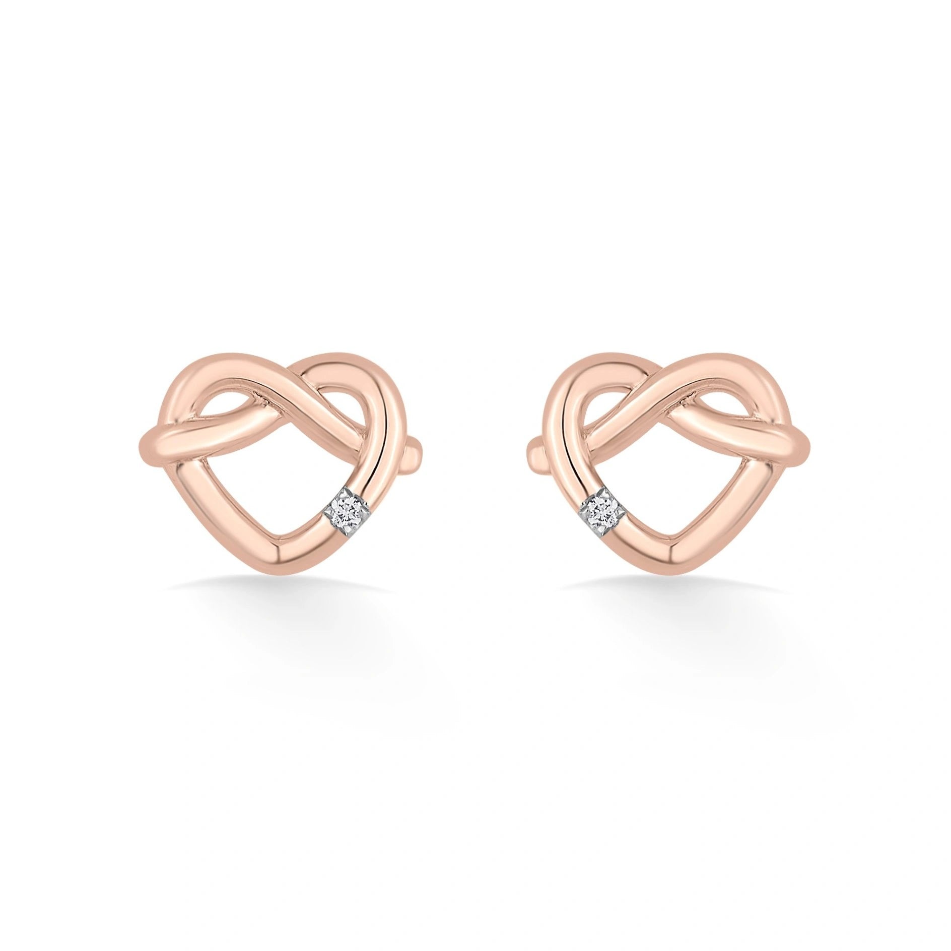 Love Knot Eternal Glow Studs - Zen Diamond India