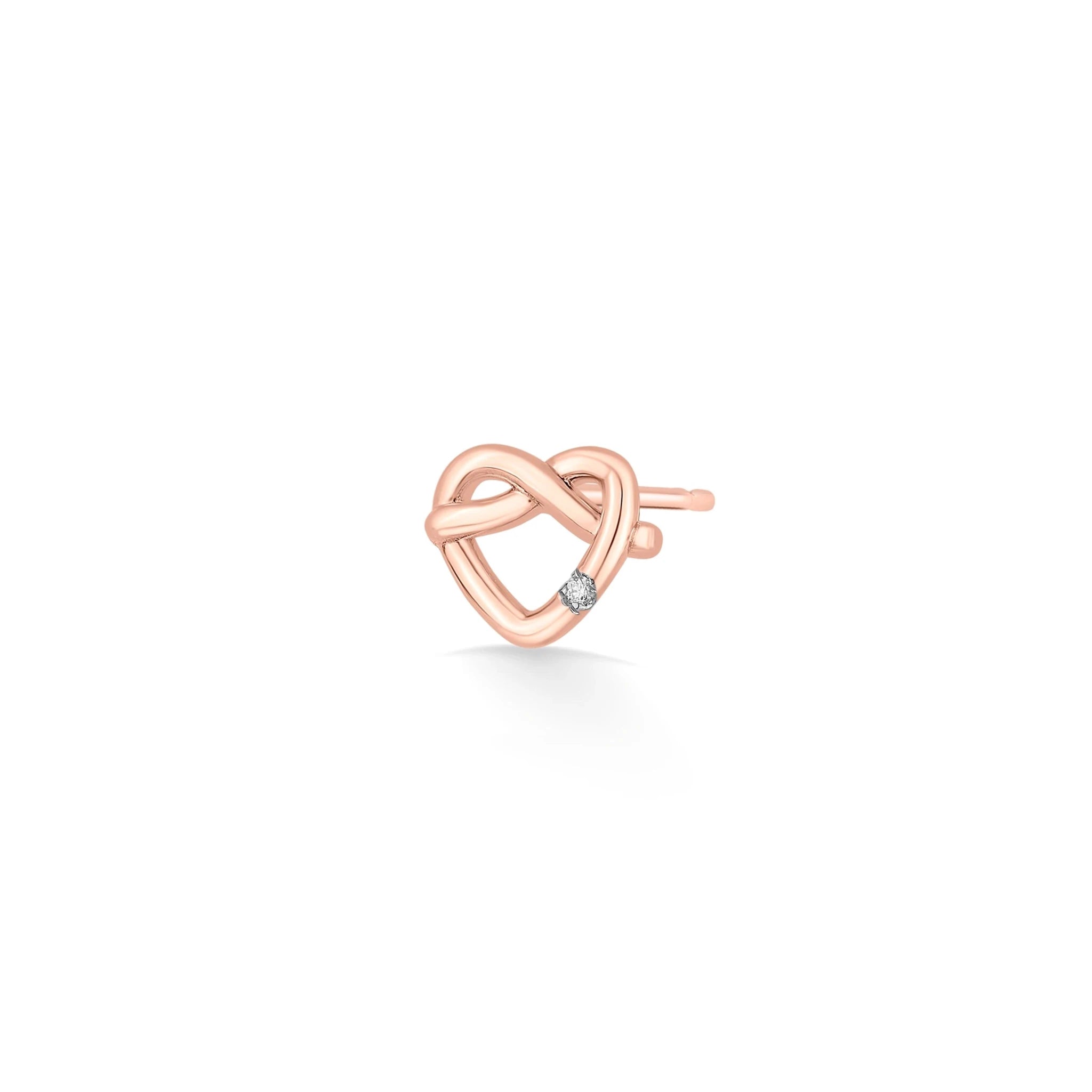Love Knot Eternal Glow Studs - Zen Diamond India