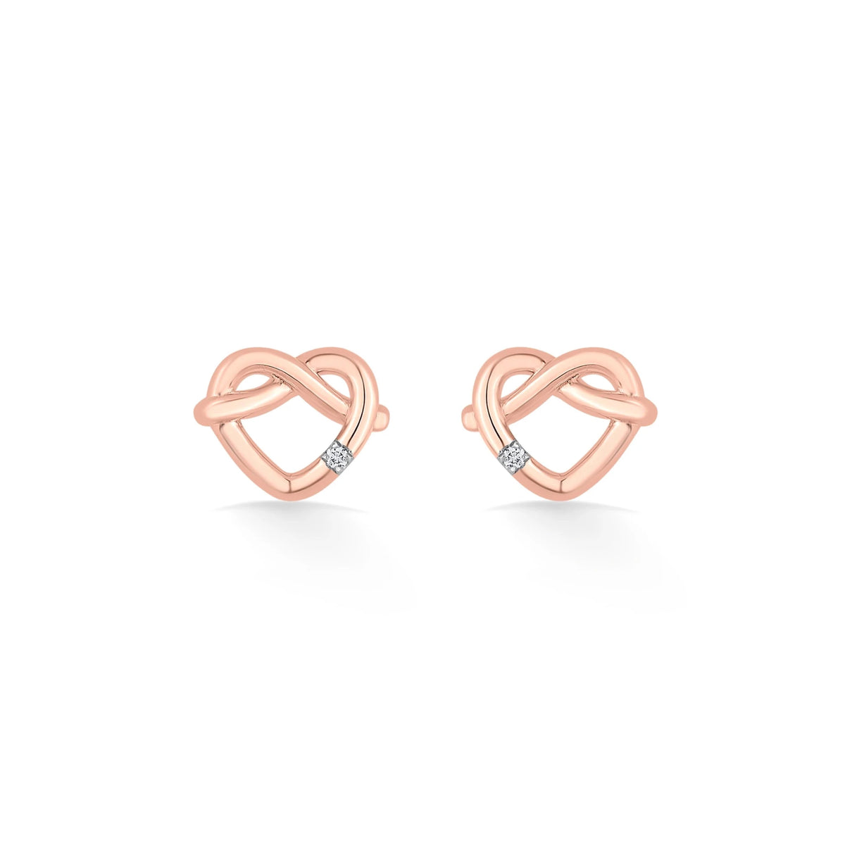 Love Knot Eternal Glow Studs - Zen Diamond India