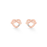 Love Knot Eternal Glow Studs - Zen Diamond India