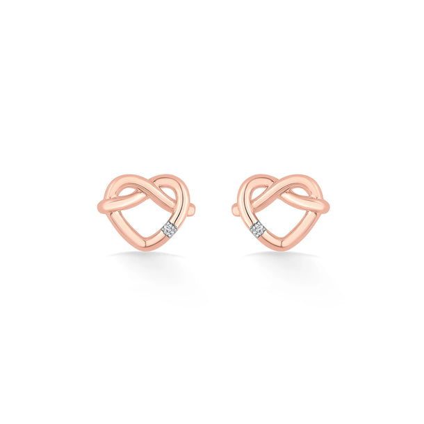 Love Knot Eternal Glow Studs - Zen Diamond India