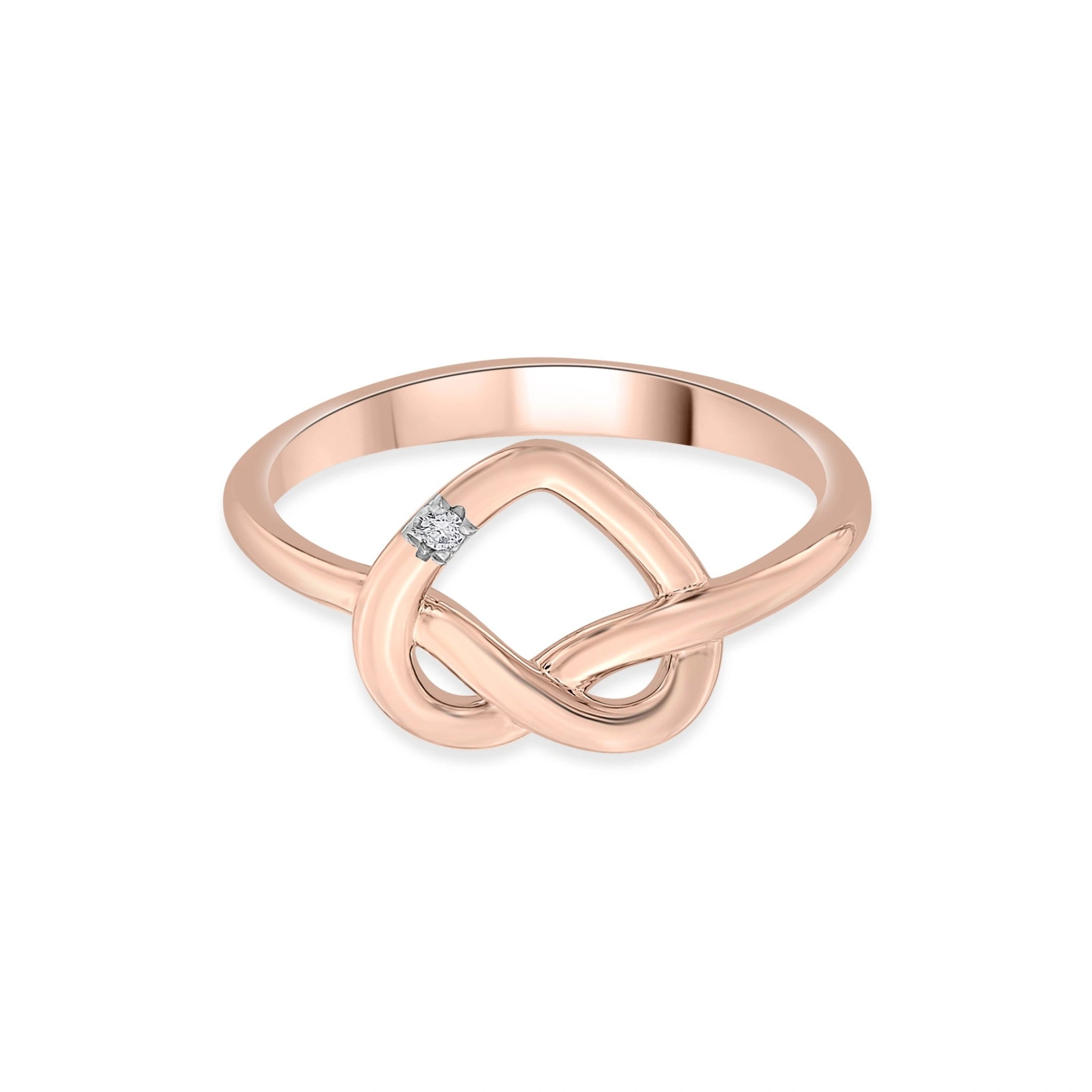 Eternal Knot Diamond Ring