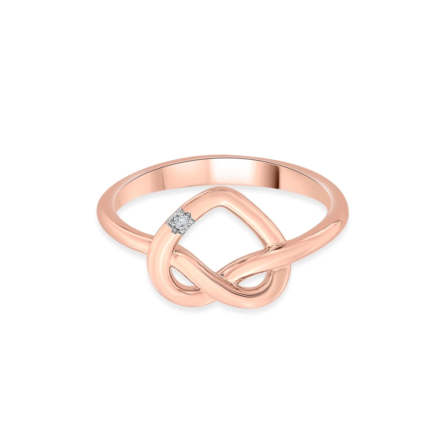 Eternal Knot Diamond Ring - Zen Diamond India