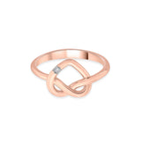 Eternal Knot Diamond Ring - Zen Diamond India